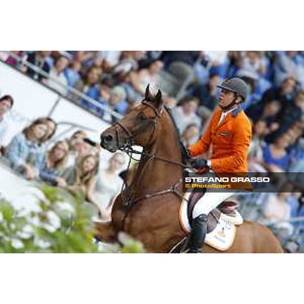 Aachen - FEI European Championships 2015 Jeroen Dubbeldam on SFN Zenith N.O.P., gold medal Aachen,23rd August 2015 ph.Stefano Grasso/Loro Piana