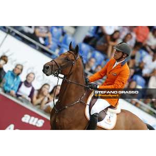 Aachen - FEI European Championships 2015 Jeroen Dubbeldam on SFN Zenith N.O.P., gold medal Aachen,23rd August 2015 ph.Stefano Grasso/Loro Piana