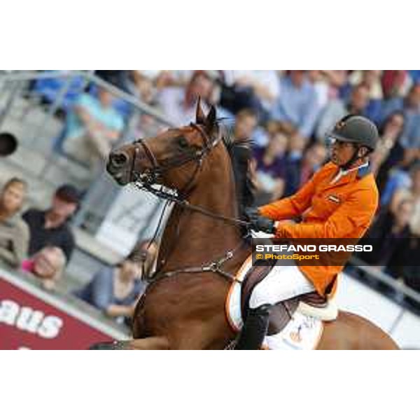 Aachen - FEI European Championships 2015 Jeroen Dubbeldam on SFN Zenith N.O.P., gold medal Aachen,23rd August 2015 ph.Stefano Grasso/Loro Piana