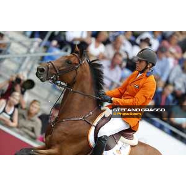 Aachen - FEI European Championships 2015 Jeroen Dubbeldam on SFN Zenith N.O.P., gold medal Aachen,23rd August 2015 ph.Stefano Grasso/Loro Piana