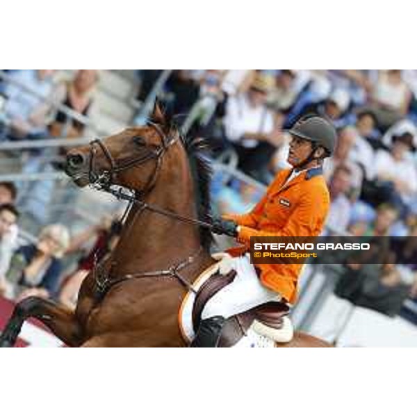 Aachen - FEI European Championships 2015 Jeroen Dubbeldam on SFN Zenith N.O.P., gold medal Aachen,23rd August 2015 ph.Stefano Grasso/Loro Piana