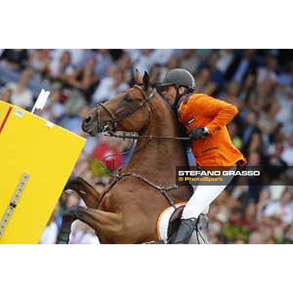 Aachen - FEI European Championships 2015 Jeroen Dubbeldam on SFN Zenith N.O.P., gold medal Aachen,23rd August 2015 ph.Stefano Grasso/Loro Piana