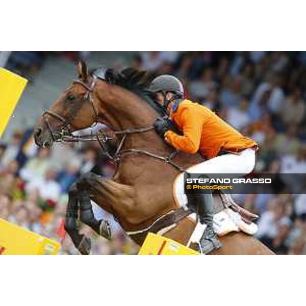 Aachen - FEI European Championships 2015 Jeroen Dubbeldam on SFN Zenith N.O.P., gold medal Aachen,23rd August 2015 ph.Stefano Grasso/Loro Piana