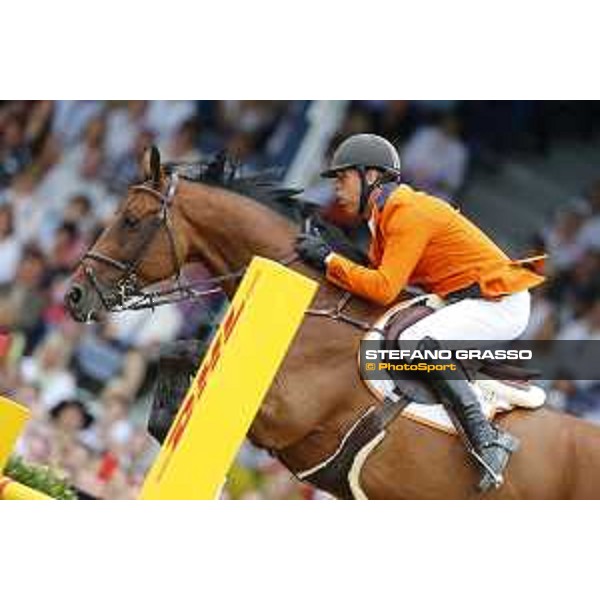 Aachen - FEI European Championships 2015 Jeroen Dubbeldam on SFN Zenith N.O.P., gold medal Aachen,23rd August 2015 ph.Stefano Grasso/Loro Piana