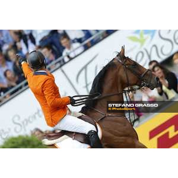 Aachen - FEI European Championships 2015 Jeroen Dubbeldam on SFN Zenith N.O.P., gold medal Aachen,23rd August 2015 ph.Stefano Grasso/Loro Piana