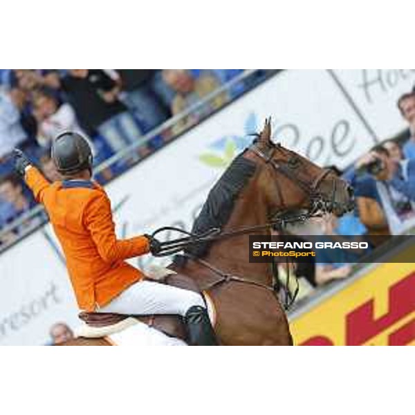 Aachen - FEI European Championships 2015 Jeroen Dubbeldam on SFN Zenith N.O.P., gold medal Aachen,23rd August 2015 ph.Stefano Grasso/Loro Piana