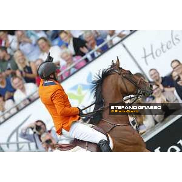 Aachen - FEI European Championships 2015 Jeroen Dubbeldam on SFN Zenith N.O.P., gold medal Aachen,23rd August 2015 ph.Stefano Grasso/Loro Piana