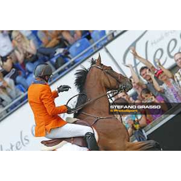 Aachen - FEI European Championships 2015 Jeroen Dubbeldam on SFN Zenith N.O.P., gold medal Aachen,23rd August 2015 ph.Stefano Grasso/Loro Piana