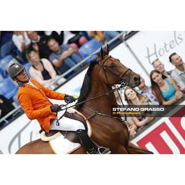 Aachen - FEI European Championships 2015 Jeroen Dubbeldam on SFN Zenith N.O.P., gold medal Aachen,23rd August 2015 ph.Stefano Grasso/Loro Piana