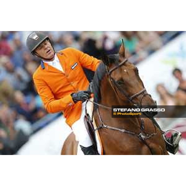 Aachen - FEI European Championships 2015 Jeroen Dubbeldam on SFN Zenith N.O.P., gold medal Aachen,23rd August 2015 ph.Stefano Grasso/Loro Piana