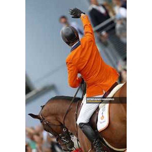Aachen - FEI European Championships 2015 Jeroen Dubbeldam on SFN Zenith N.O.P., gold medal Aachen,23rd August 2015 ph.Stefano Grasso/Loro Piana