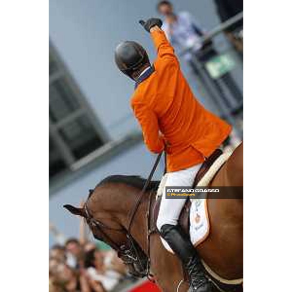 Aachen - FEI European Championships 2015 Jeroen Dubbeldam on SFN Zenith N.O.P., gold medal Aachen,23rd August 2015 ph.Stefano Grasso/Loro Piana