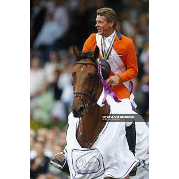 Aachen - FEI European Championships 2015 Jeroen Dubbeldam on SFN Zenith N.O.P., gold medal Aachen,23rd August 2015 ph.Stefano Grasso/Loro Piana