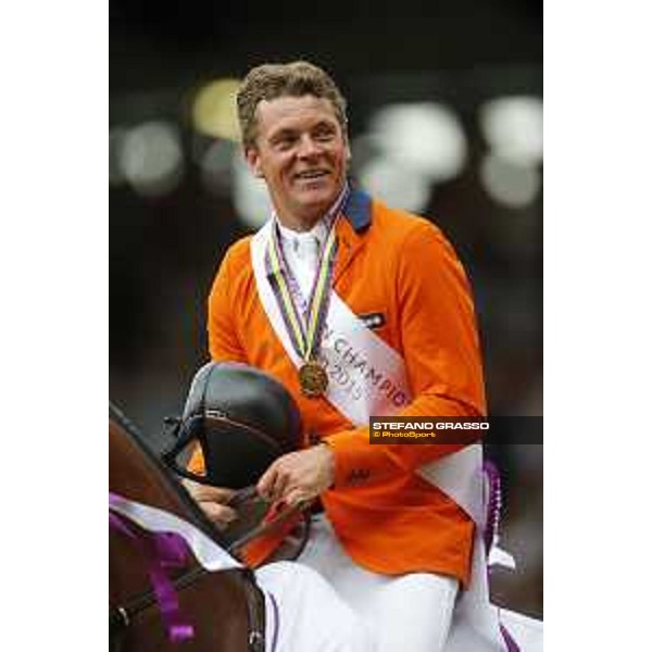 Aachen - FEI European Championships 2015 Jeroen Dubbeldam on SFN Zenith N.O.P., gold medal Aachen,23rd August 2015 ph.Stefano Grasso/Loro Piana