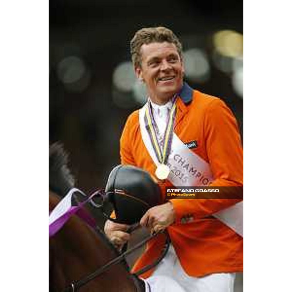 Aachen - FEI European Championships 2015 Jeroen Dubbeldam on SFN Zenith N.O.P., gold medal Aachen,23rd August 2015 ph.Stefano Grasso/Loro Piana