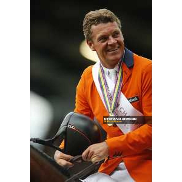 Aachen - FEI European Championships 2015 Jeroen Dubbeldam on SFN Zenith N.O.P., gold medal Aachen,23rd August 2015 ph.Stefano Grasso/Loro Piana