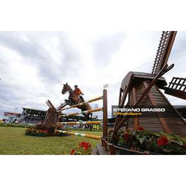 Aachen - FEI European Championships 2015 Jeroen Dubbeldam on SFN Zenith N.O.P., gold medal Aachen,23rd August 2015 ph.Stefano Grasso/Loro Piana