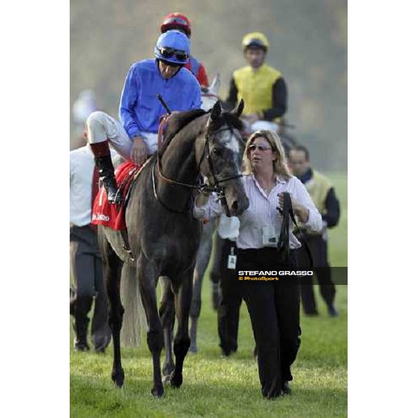 Frankie Dettori on Cherry Mix - Gran Premio del Jockey Club Milan, 16th october 2005 ph. Stefano Grasso