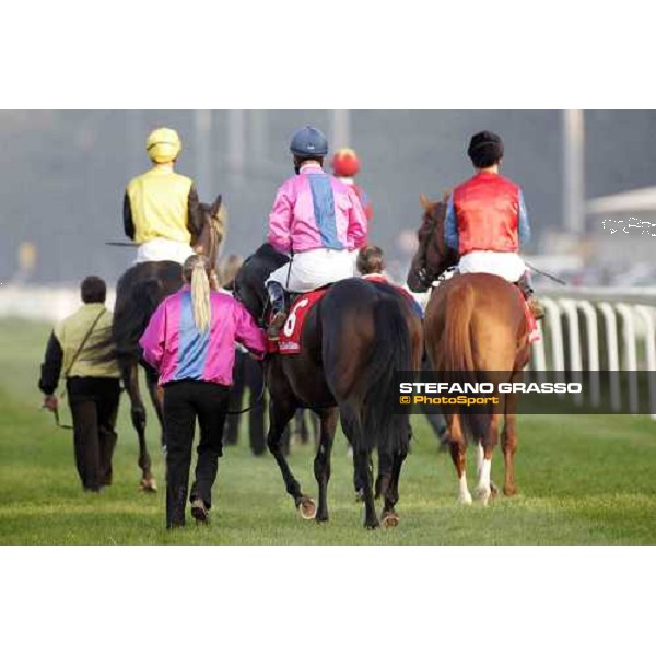 parade of Gran Premio Jockey Club - Senex Milan, 16th october 2005 ph. Stefano Grasso