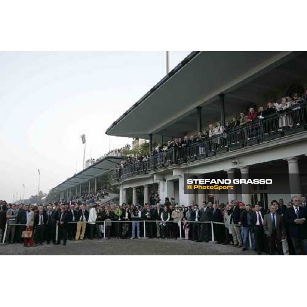 owners\' enclosure at San Siro racetrack Milan, 16th october 2005 ph. Stefano Grasso