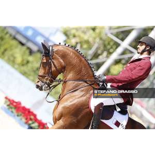 Furusiyya FEI Nations Cup Jumping Final - First Round Sheikh Ali Bin Khalid Al Thani on Vienna Olympic Barcelona,24th sept. 2015 ph.Stefano Grasso