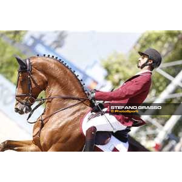 Furusiyya FEI Nations Cup Jumping Final - First Round Sheikh Ali Bin Khalid Al Thani on Vienna Olympic Barcelona,24th sept. 2015 ph.Stefano Grasso