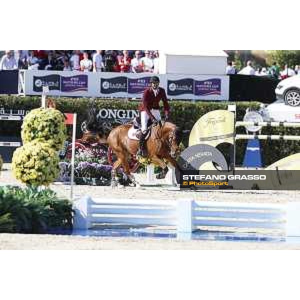 Furusiyya FEI Nations Cup Jumping Final - First Round Sheikh Ali Bin Khalid Al Thani on Vienna Olympic Barcelona,24th sept. 2015 ph.Stefano Grasso