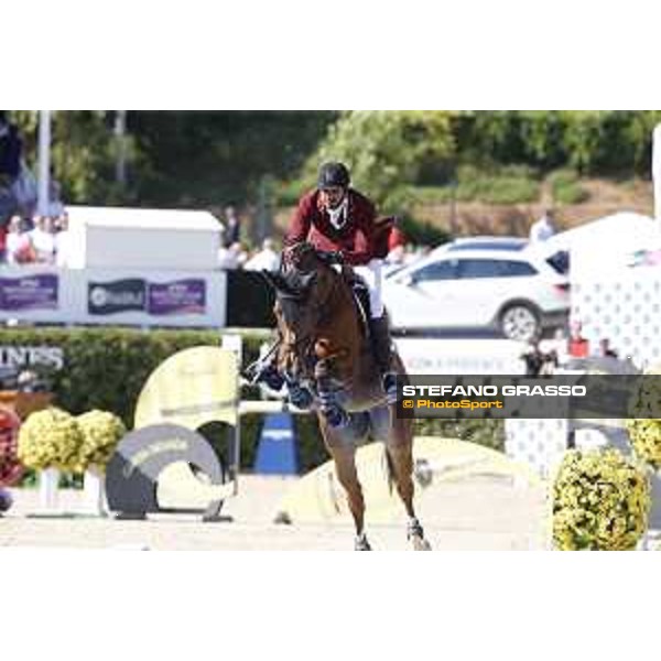 Furusiyya FEI Nations Cup Jumping Final - First Round Sheikh Ali Bin Khalid Al Thani on Vienna Olympic Barcelona,24th sept. 2015 ph.Stefano Grasso