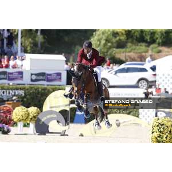 Furusiyya FEI Nations Cup Jumping Final - First Round Sheikh Ali Bin Khalid Al Thani on Vienna Olympic Barcelona,24th sept. 2015 ph.Stefano Grasso