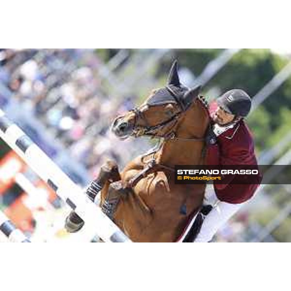 Furusiyya FEI Nations Cup Jumping Final - First Round Sheikh Ali Bin Khalid Al Thani on Vienna Olympic Barcelona,24th sept. 2015 ph.Stefano Grasso