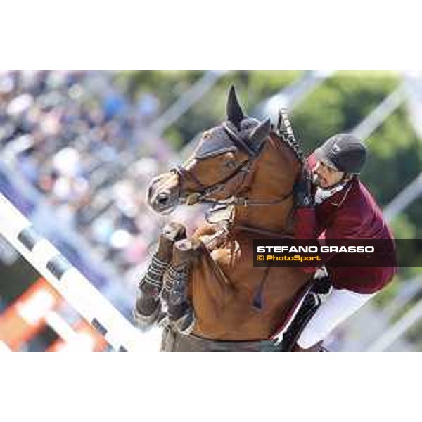 Furusiyya FEI Nations Cup Jumping Final - First Round Sheikh Ali Bin Khalid Al Thani on Vienna Olympic Barcelona,24th sept. 2015 ph.Stefano Grasso