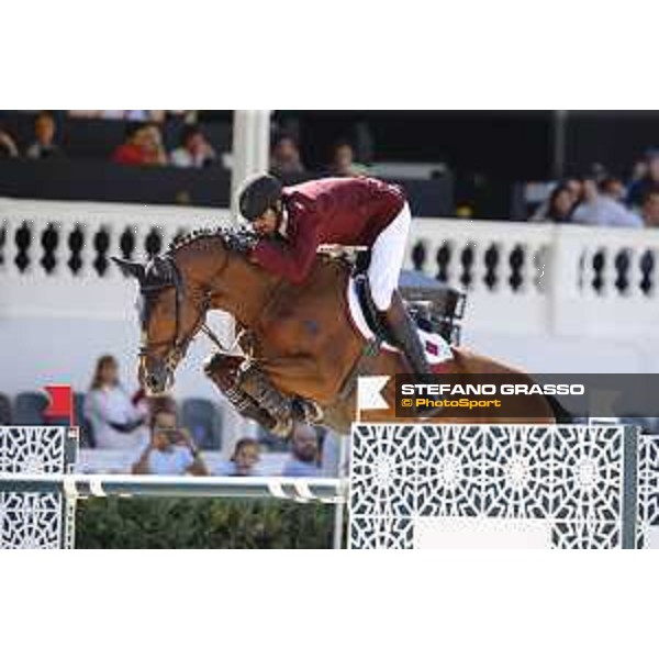 Furusiyya FEI Nations Cup Jumping Final - First Round Sheikh Ali Bin Khalid Al Thani on Vienna Olympic Barcelona,24th sept. 2015 ph.Stefano Grasso