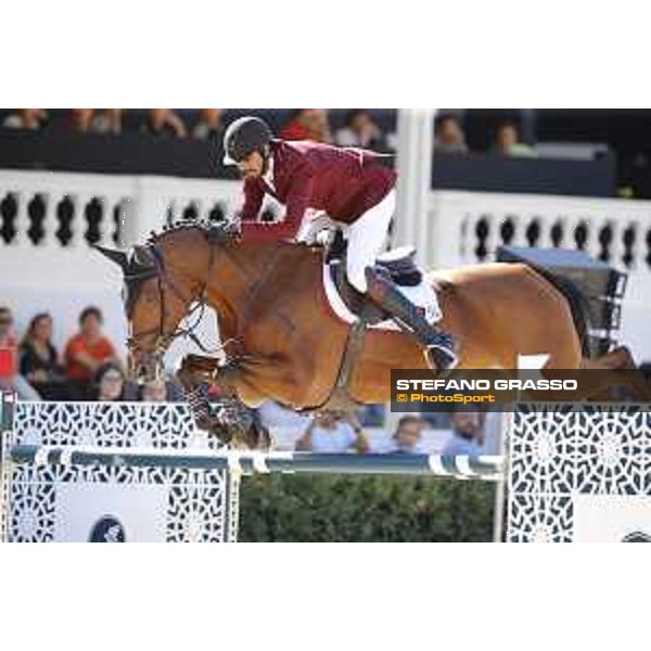 Furusiyya FEI Nations Cup Jumping Final - First Round Sheikh Ali Bin Khalid Al Thani on Vienna Olympic Barcelona,24th sept. 2015 ph.Stefano Grasso