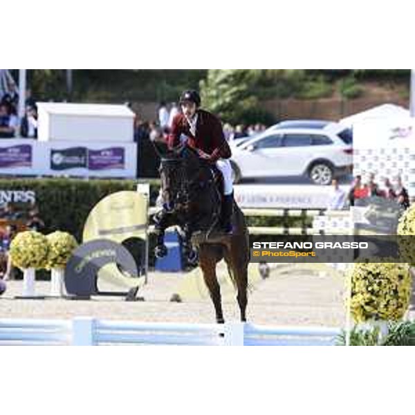 Furusiyya FEI Nations Cup Jumping Final - First Round Khalid Mohammed A S Al Emadi on Tamira IV Barcelona,24th sept. 2015 ph.Stefano Grasso