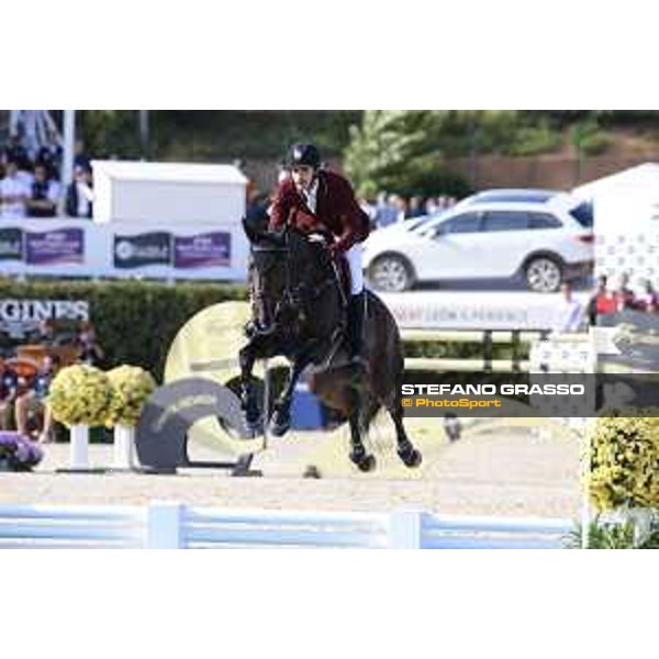 Furusiyya FEI Nations Cup Jumping Final - First Round Khalid Mohammed A S Al Emadi on Tamira IV Barcelona,24th sept. 2015 ph.Stefano Grasso