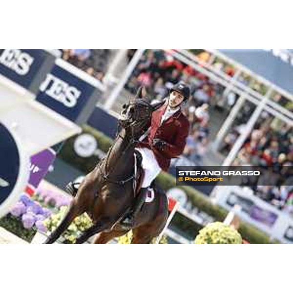Furusiyya FEI Nations Cup Jumping Final - First Round Khalid Mohammed A S Al Emadi on Tamira IV Barcelona,24th sept. 2015 ph.Stefano Grasso