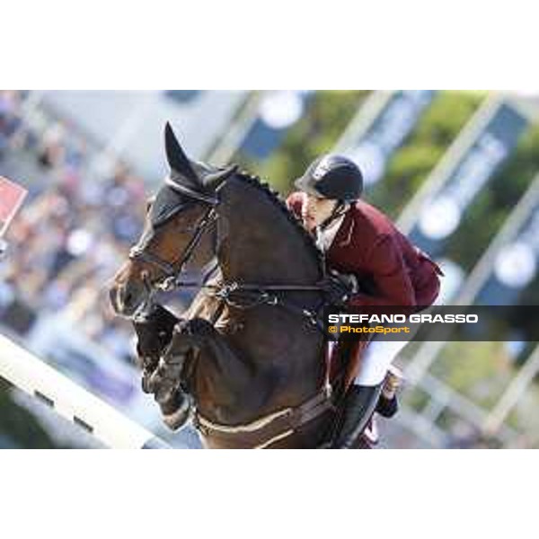 Furusiyya FEI Nations Cup Jumping Final - First Round Khalid Mohammed A S Al Emadi on Tamira IV Barcelona,24th sept. 2015 ph.Stefano Grasso