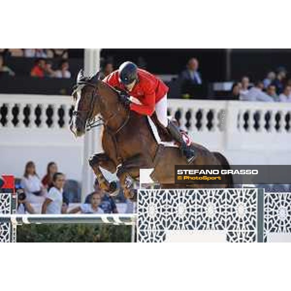 Furusiyya FEI Nations Cup Jumping Final - First Round Romain Duguet on Quorida de Treho Barcelona,24th sept. 2015 ph.Stefano Grasso