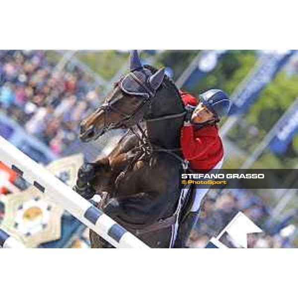 Furusiyya FEI Nations Cup Jumping Final - First Round Laura Kraut on Nouvelle Barcelona,24th sept. 2015 ph.Stefano Grasso
