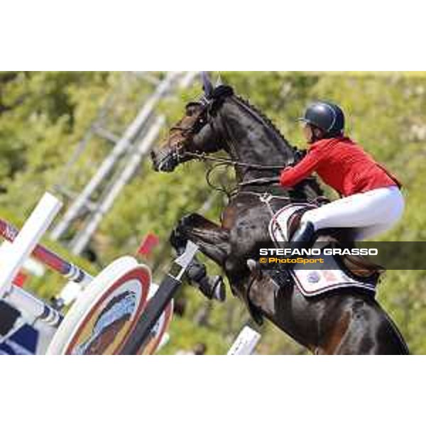 Furusiyya FEI Nations Cup Jumping Final - First Round Laura Kraut on Nouvelle Barcelona,24th sept. 2015 ph.Stefano Grasso