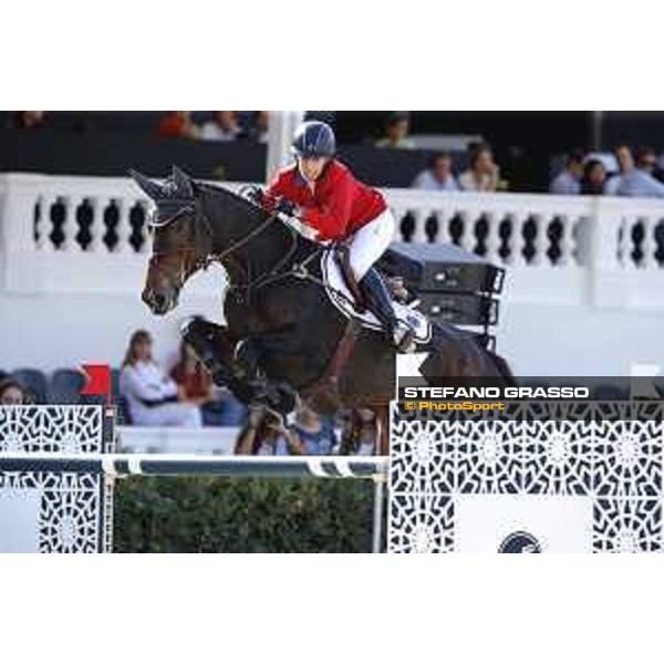 Furusiyya FEI Nations Cup Jumping Final - First Round Laura Kraut on Nouvelle Barcelona,24th sept. 2015 ph.Stefano Grasso