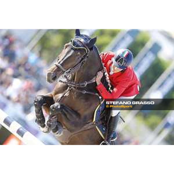 Furusiyya FEI Nations Cup Jumping Final - First Round Lorenzo De Luca on Silverstras Barcelona,24th sept. 2015 ph.Stefano Grasso