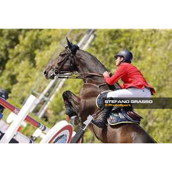 Furusiyya FEI Nations Cup Jumping Final - First Round Lorenzo De Luca on Silverstras Barcelona,24th sept. 2015 ph.Stefano Grasso