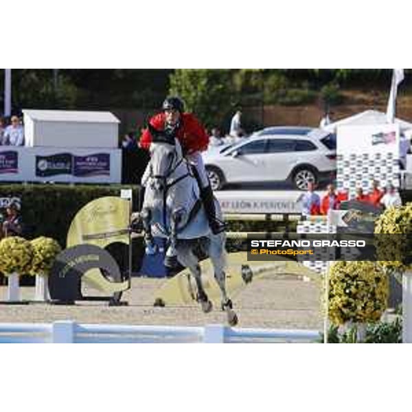 Furusiyya FEI Nations Cup Jumping Final - First Round Martin Fuchs on Clooney Barcelona,24th sept. 2015 ph.Stefano Grasso