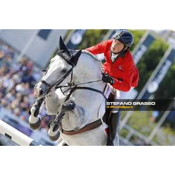 Furusiyya FEI Nations Cup Jumping Final - First Round Martin Fuchs on Clooney Barcelona,24th sept. 2015 ph.Stefano Grasso