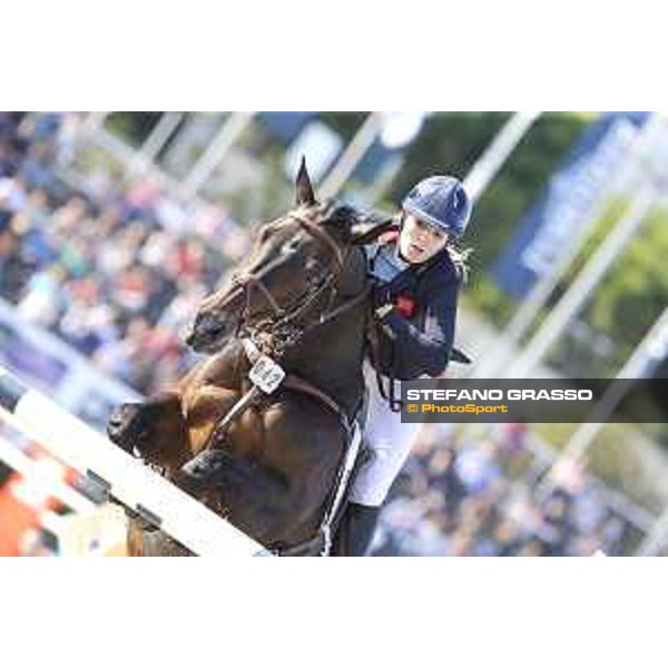 Furusiyya FEI Nations Cup Jumping Final - First Round Jessica Mendoza on Spirit T Barcelona,24th sept. 2015 ph.Stefano Grasso