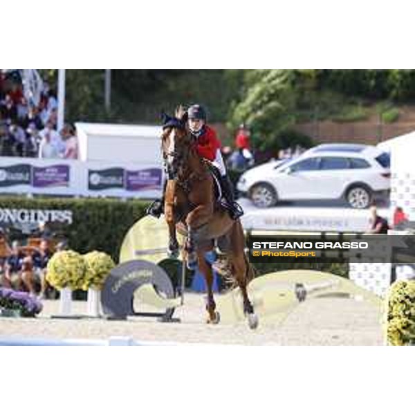Furusiyya FEI Nations Cup Jumping Final - First Round Lucy Davis on Barron Barcelona,24th sept. 2015 ph.Stefano Grasso