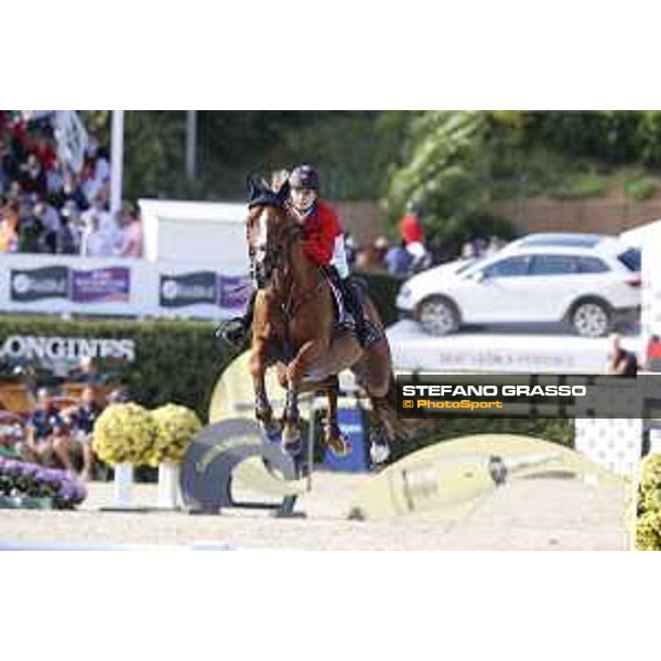 Furusiyya FEI Nations Cup Jumping Final - First Round Lucy Davis on Barron Barcelona,24th sept. 2015 ph.Stefano Grasso