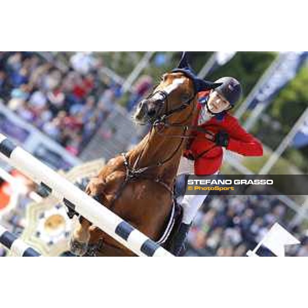 Furusiyya FEI Nations Cup Jumping Final - First Round Lucy Davis on Barron Barcelona,24th sept. 2015 ph.Stefano Grasso