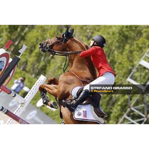 Furusiyya FEI Nations Cup Jumping Final - First Round Lucy Davis on Barron Barcelona,24th sept. 2015 ph.Stefano Grasso